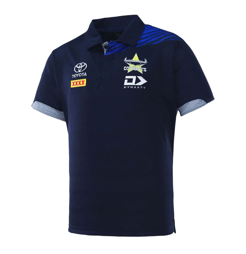 North Queensland Cowboys Media Polo Shirt - Men's  North Queensland Cowboys Media Polo Shirt - Men's