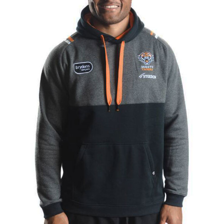 Wests Tigers Team Pullover Hoodie - Men's Wests Tigers Team Pullover Hoodie - Men's