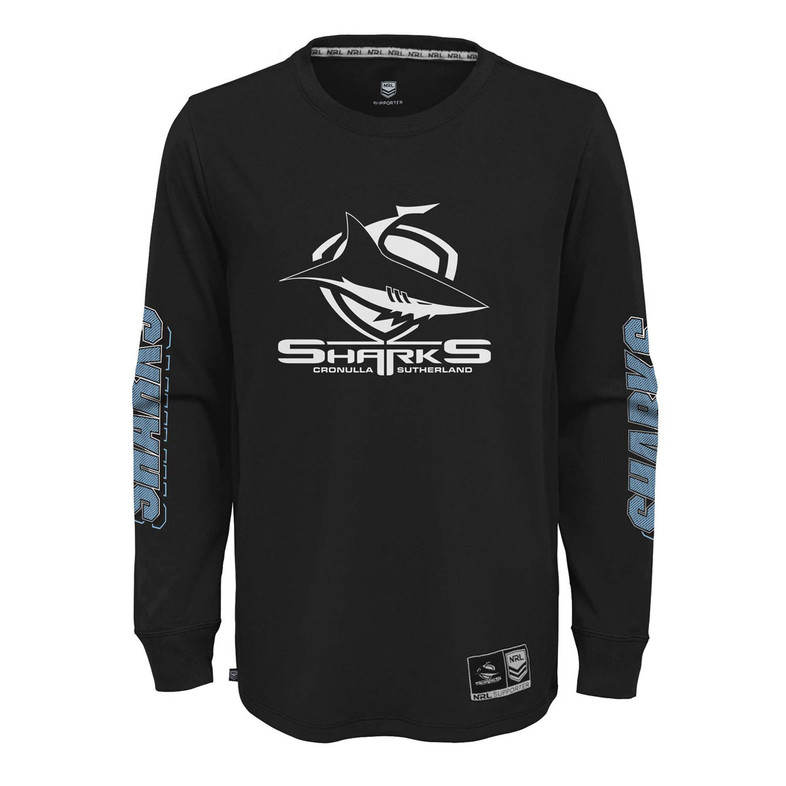 Cronulla Sharks 'Keyline' Long-Sleeve Shirt - Men's Cronulla Sharks 'Keyline' Long-Sleeve Shirt - Men's