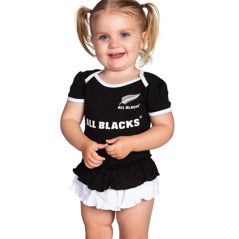 All Blacks Baby Girl Footysuit / Romper All Blacks Baby Girl Footysuit / Romper