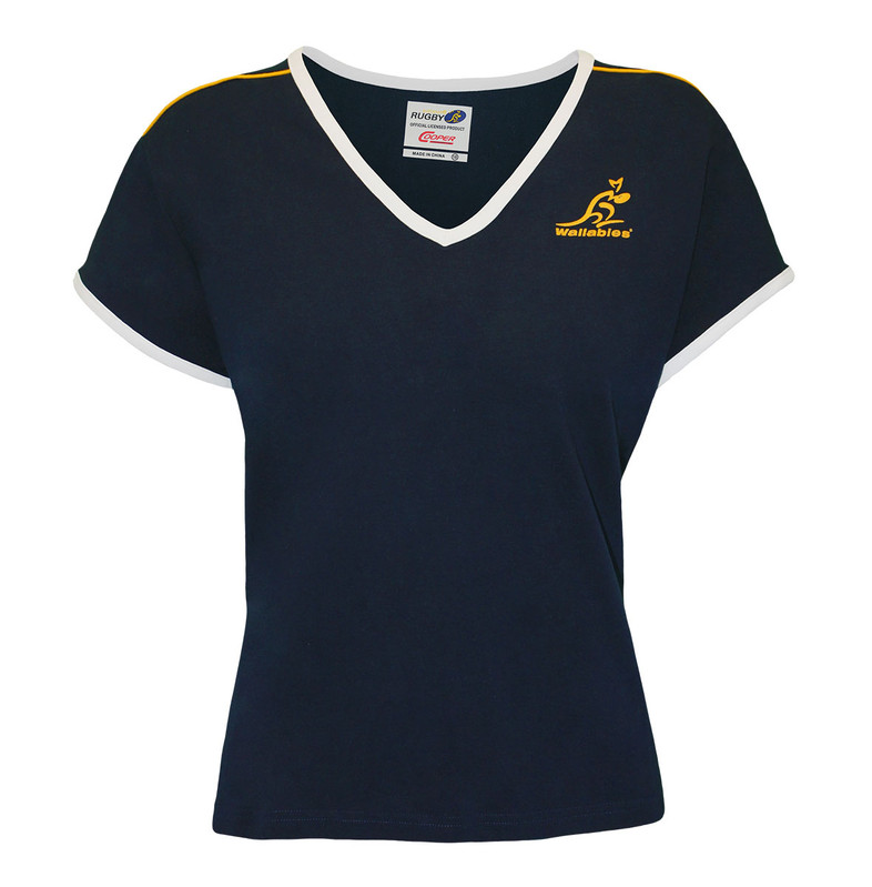 Wallabies Cap-Sleeve Supporter T-Shirt - Ladies Wallabies Cap-Sleeve Supporter T-Shirt - Ladies