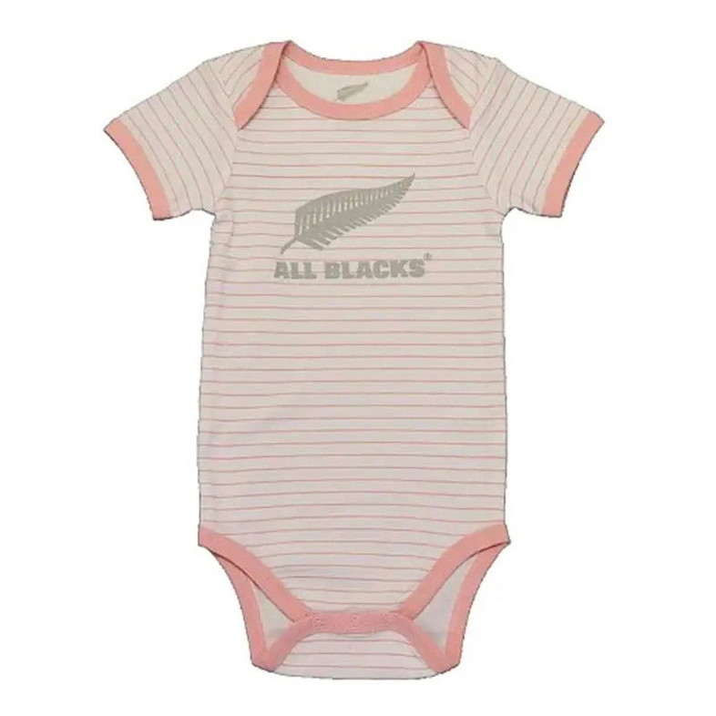 All Blacks Pink Striped Bodysuit / Romper - Baby All Blacks Pink Striped Bodysuit / Romper - Baby