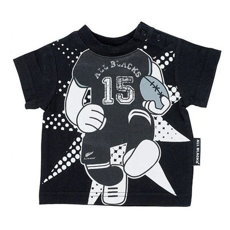 All Blacks 'Rugby Player' Printed T-Shirt - Baby  All Blacks 'Rugby Player' Printed T-Shirt - Baby