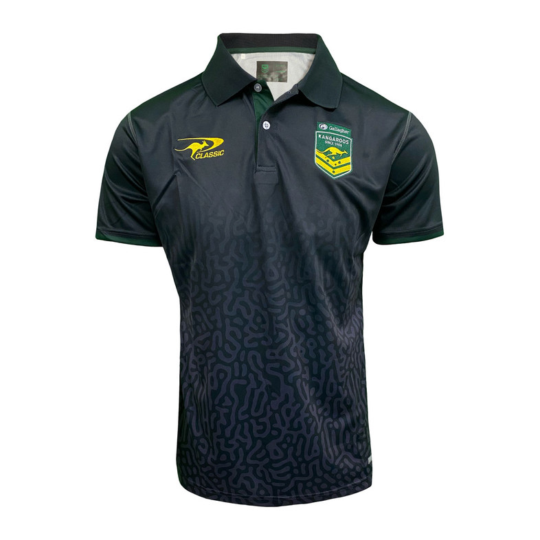 ARL Kangaroos Team Media Polo Shirt - Men's ARL Kangaroos Team Media Polo Shirt - Men's