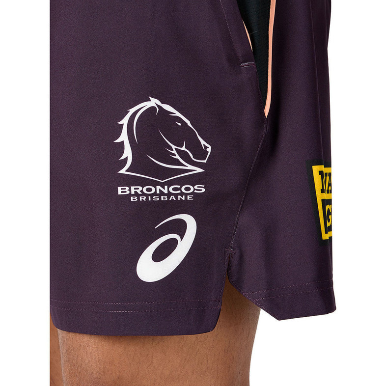 Brisbane Broncos 2024 Training / Gym Shorts - Men's