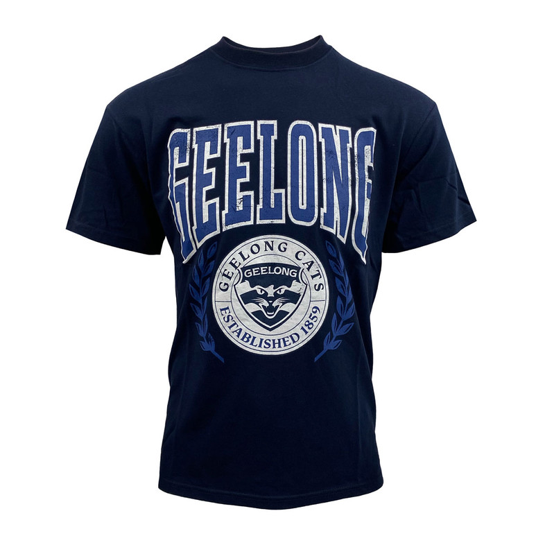 Geelong Cats Graphic Arch Supporter T-Shirt - Men's