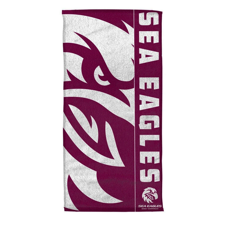 Manly Sea Eagles Cotton Beach Towel