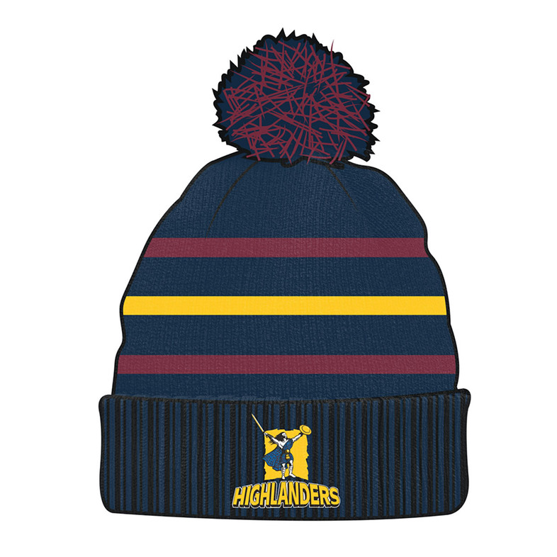 Otago Highlanders Team Beanie Hat - Adult Otago Highlanders Team Beanie Hat - Adult
