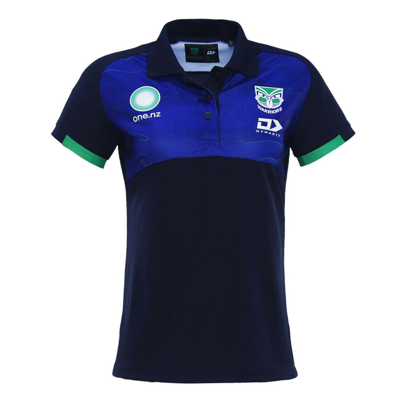 NZ Warriors Media Polo Shirt - Ladies