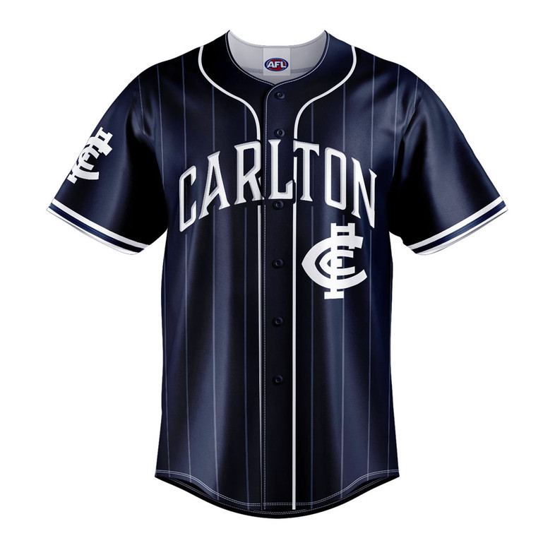 Carlton Blues 'Slugger' Baseball Shirt - Men's Carlton Blues 'Slugger' Baseball Shirt - Men's
