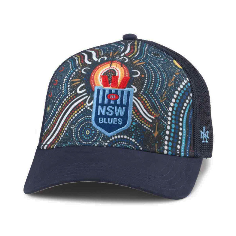 NSW Blues State of Origin Indigenous Valin Cap - Adult NSW Blues State of Origin Indigenous Valin Cap - Adult