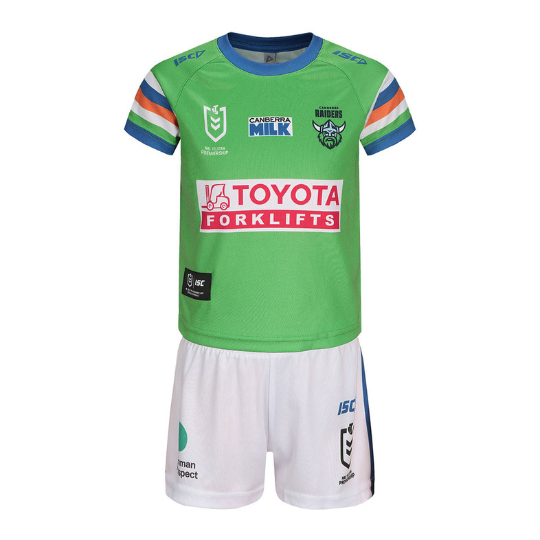 Canberra Raiders Home Jersey Shorts Set - Baby / Toddler / Kids Canberra Raiders Home Jersey Shorts Set - Baby / Toddler / Kids