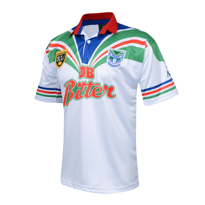 NZ Warriors 1995 Away DB Bitter Retro Jersey - Men's NZ Warriors 1995 Away DB Bitter Retro Jersey - Men's