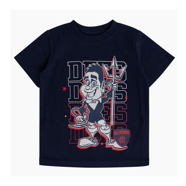 Melbourne Demons Mascot Graphic T-Shirt - Toddler / Kids