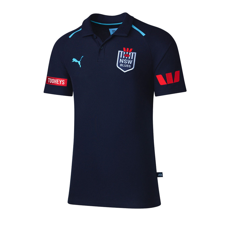 NSW Blues State of Origin 2024 Team Polo Shirt - Men's
