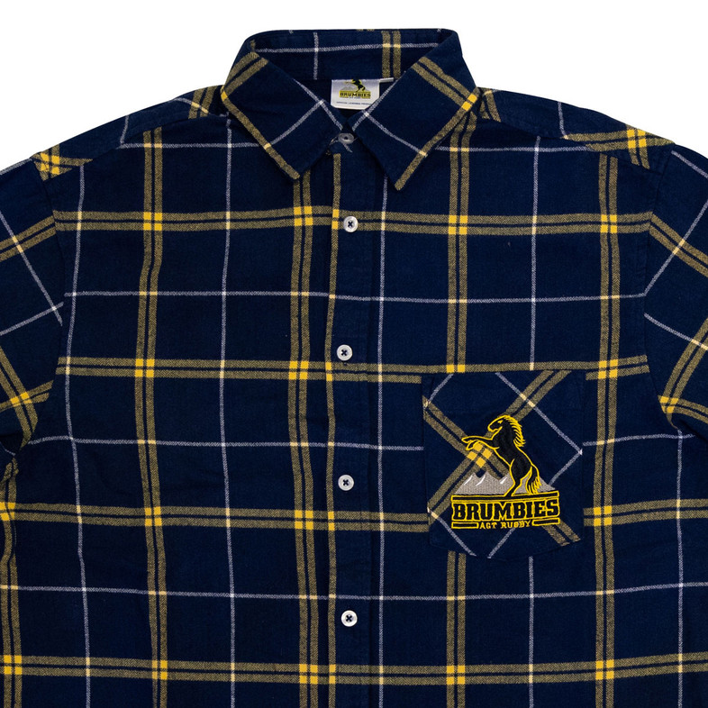 ACT Brumbies 'Mustang' Flannel Supporter Shirt - Men's