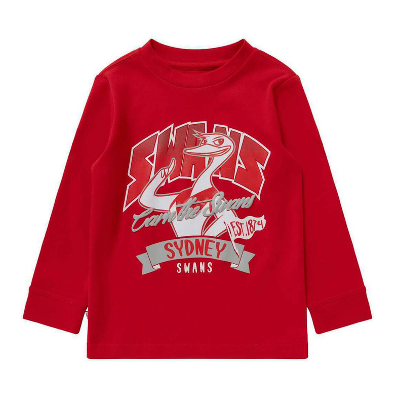 Sydney Swans 2024 Long-Sleeve Graphic T-Shirt - Toddler / Kids Sydney Swans 2024 Long-Sleeve Graphic T-Shirt - Toddler / Kids