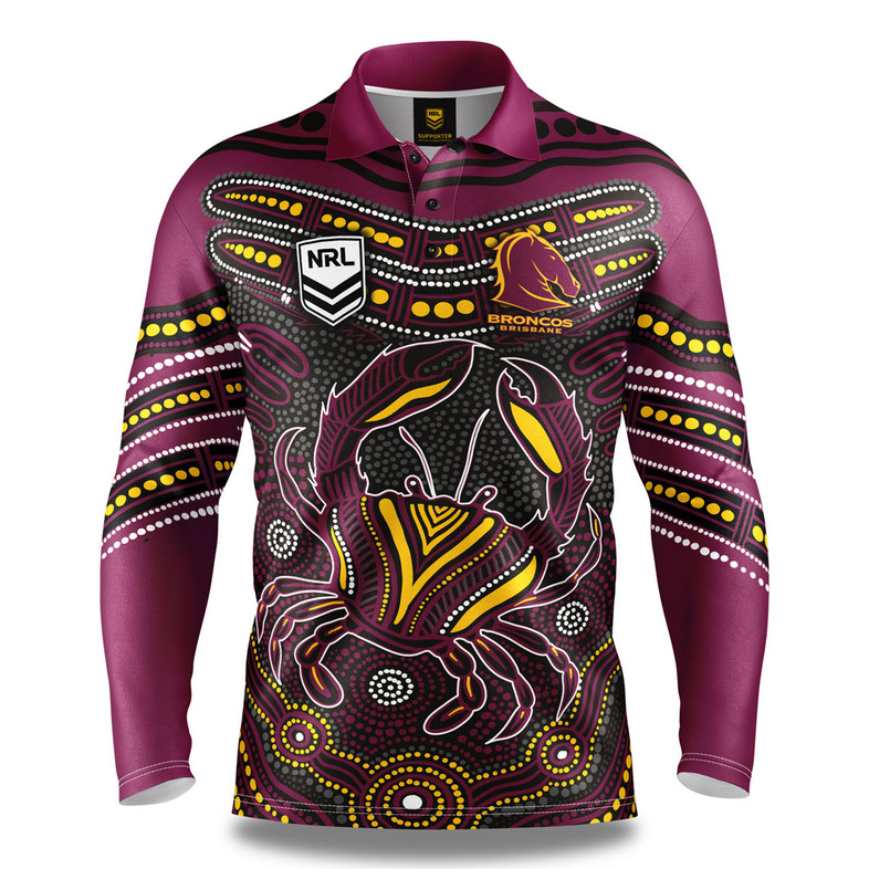 Brisbane Broncos 'Karumba' Fishing / Outdoors Shirt - Men's Brisbane Broncos 'Karumba' Fishing / Outdoors Shirt - Men's