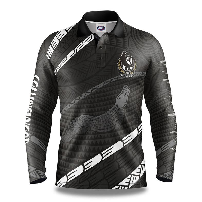 Collingwood Magpies 2024 'Koedal' Fishing / Outdoors Shirt - Men's Collingwood Magpies 2024 'Koedal' Fishing / Outdoors Shirt - Men's