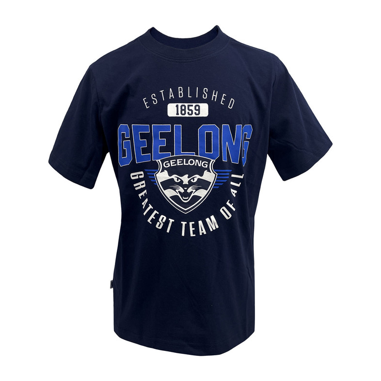 Geelong Cats Graphic Supporter T-Shirt - Youth / Kids