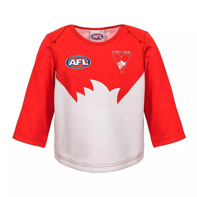 Sydney Swans L/S Supporter Guernsey - Toddler / Kids  Sydney Swans L/S Supporter Guernsey - Toddler / Kids