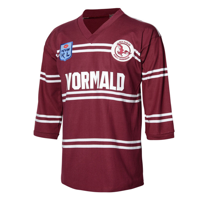 Manly Sea Eagles 1987 'Wormald' Retro Supporter Jersey - Men's