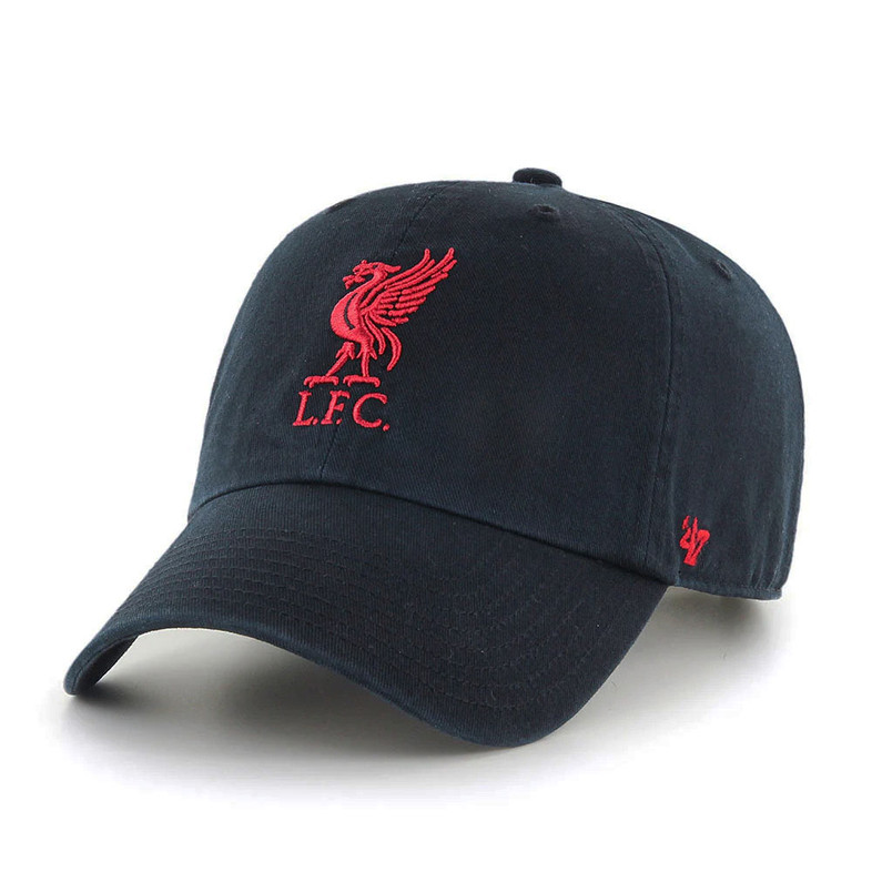Liverpool FC '47 Brand Clean-Up Cap (Black) - Adult
