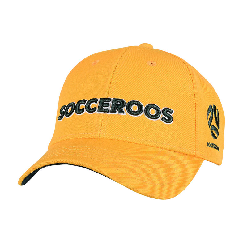 Socceroos Football Australia Core Supporter Cap (Gold) - Adult Socceroos Football Australia Core Supporter Cap (Gold) - Adult