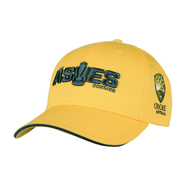 Cricket Australia 2025/26 Ashes Series Supporter Cap (Gold) - Adult Cricket Australia 2025/26 Ashes Series Supporter Cap (Gold) - Adult