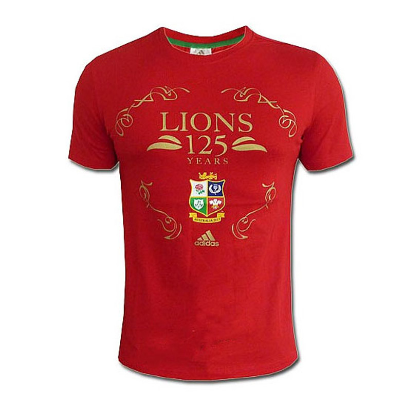 British & Irish Lions '125 Years' Commemorative T-Shirt - Men's