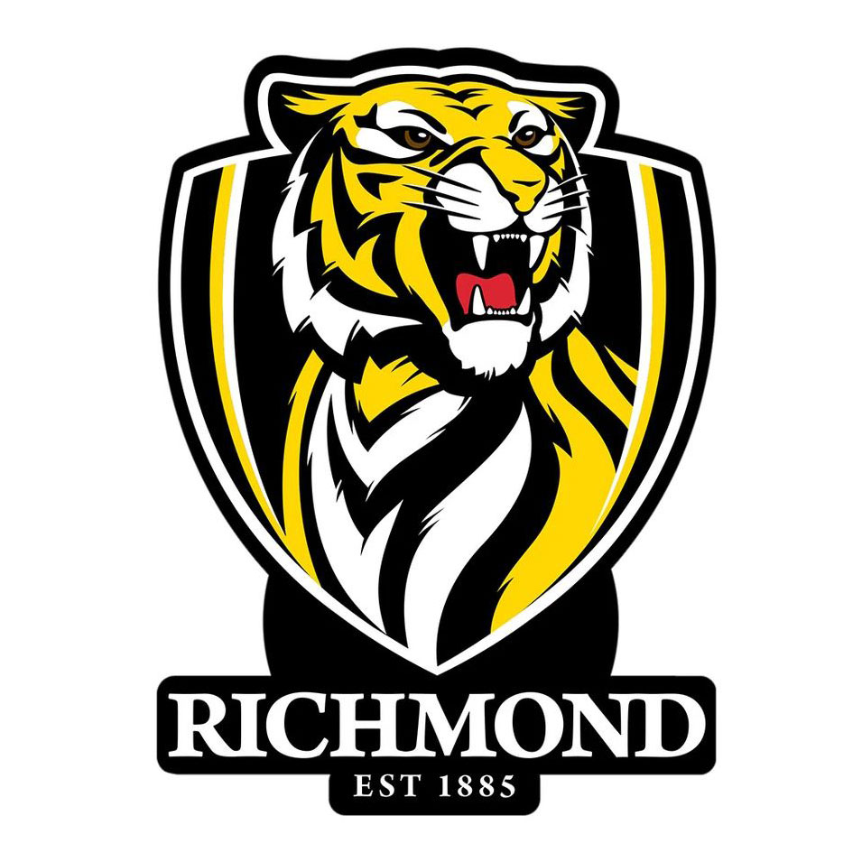 Richmond Tigers Logo Decal Sticker OzSportsDirect