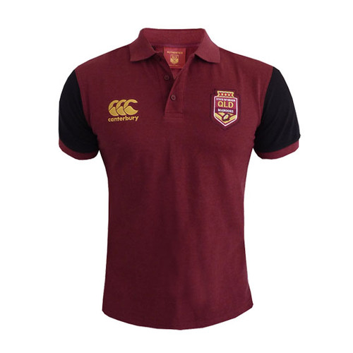 Queensland Maroons State of Origin Classic Marle Polo Shirt Men's