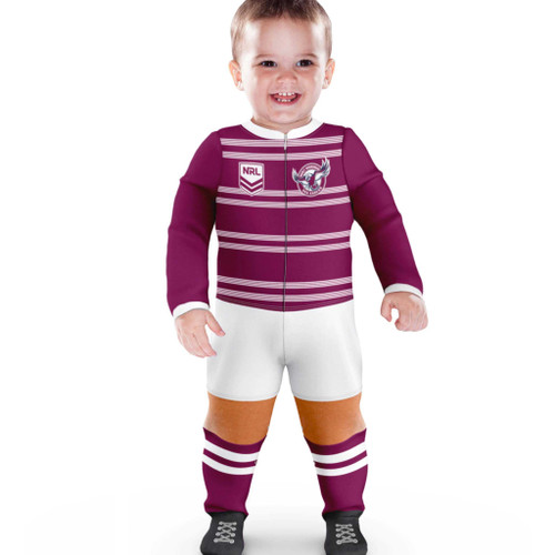 Manly Sea Eagles 2021 Baby Footysuit 