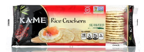 Ka Me Seaweed Rice Crackers, 3.5 Oz (Pack Of 12)