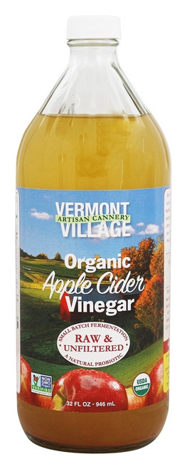 Vermont Village Organic Apple Cider Vinegar 32 Fl, Oz