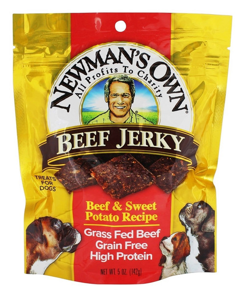 Newman's Own Jerky Treat (Beef & Sweet Potato) - 5Oz