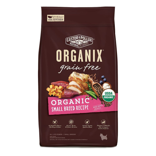 Castor And Pollux Organix - Organic - Small Breed - Case Of 5 - 4 Lb.