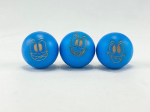 Smiley 3 Pack Assorted Blue Target Balls