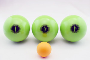 Sport Indoor Boules - Kiwi Triplets (74mm/680g)