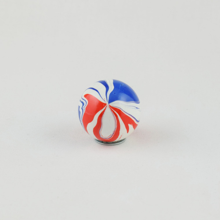 Red, White and Blue Swirled Target Balls