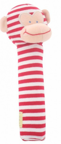 Alimrose Monkey Hand Squeaker - Red Stripe