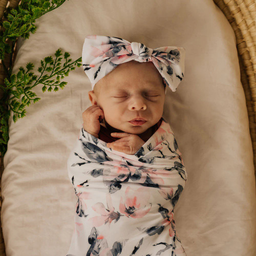Mod & Tod Baby Stretchy Swaddle & Headband Set [VARIOUS DESIGNS]
