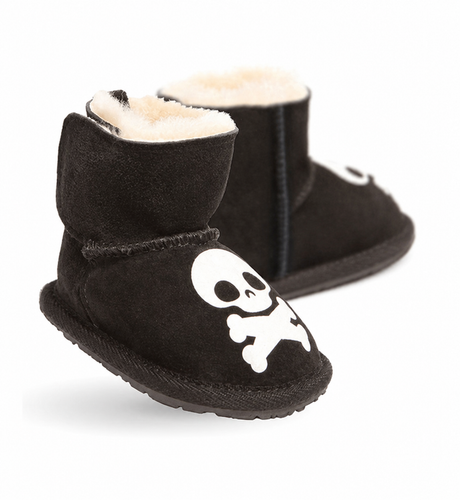 Emu Walkers Scallywag - Black/Noir [LAST PAIR LEFT - SIZE 18-24M]