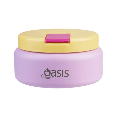 Oasis Insulated Food Jar with Quick Release Lid - 230ml - Bubblegum Pink