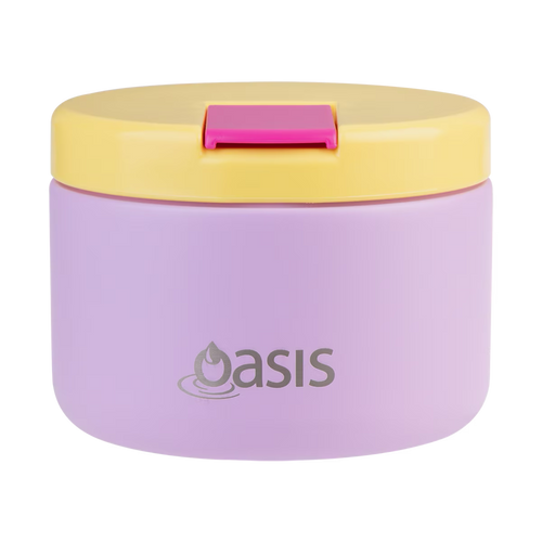 Oasis Insulated Food Jar with Quick Release Lid - 300ml - Bubblegum Pink