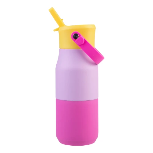 Oasis Insulated Junior Drink Bottle 400ml - Bubblegum Pink