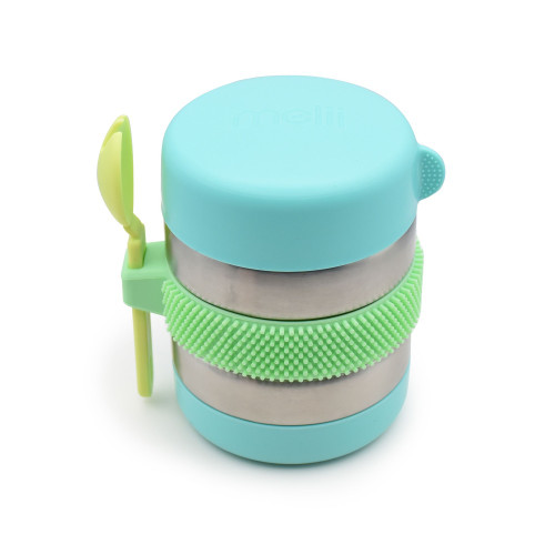 Melii Insulated Fidget Thermos/Food Jar - Blue