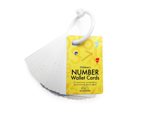 SO Awesome - Children's Number Wallet Cards
