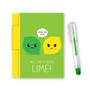 Scentco Sketch & Sniff Note Book and Gel Pen - Lime