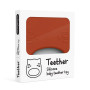 We Might Be Tiny - Cat Teether - Burnt Orange